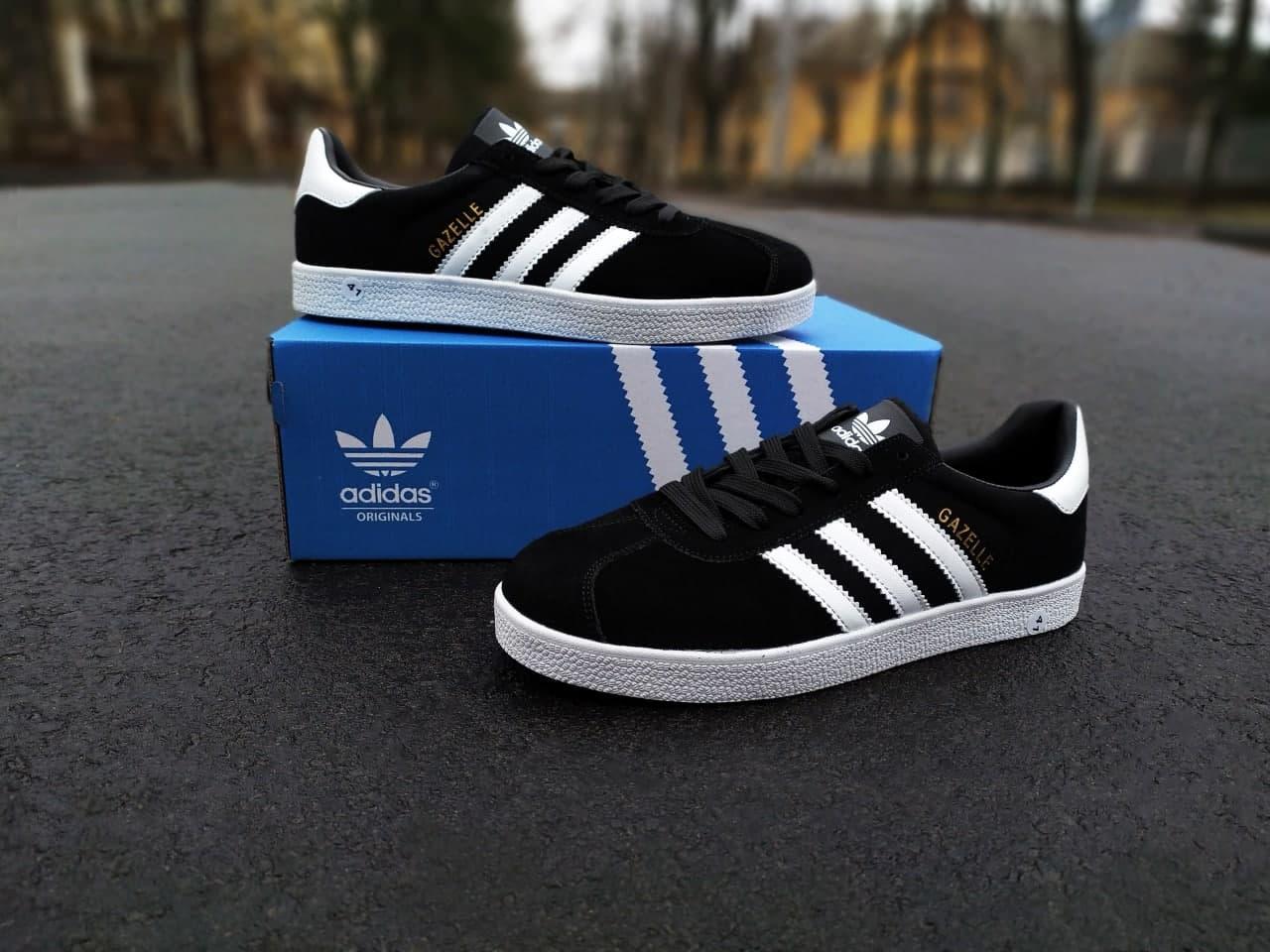 

Мужские кроссовки Adidas Gazelle черные, Черный