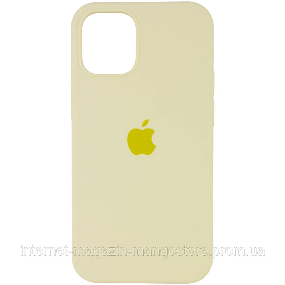 

Уценка Чехол Silicone Case Full Protective (AA) для Apple iPhone 12 Pro / 12 (6.1"), Дефект упаковки / желтый / mellow yellow