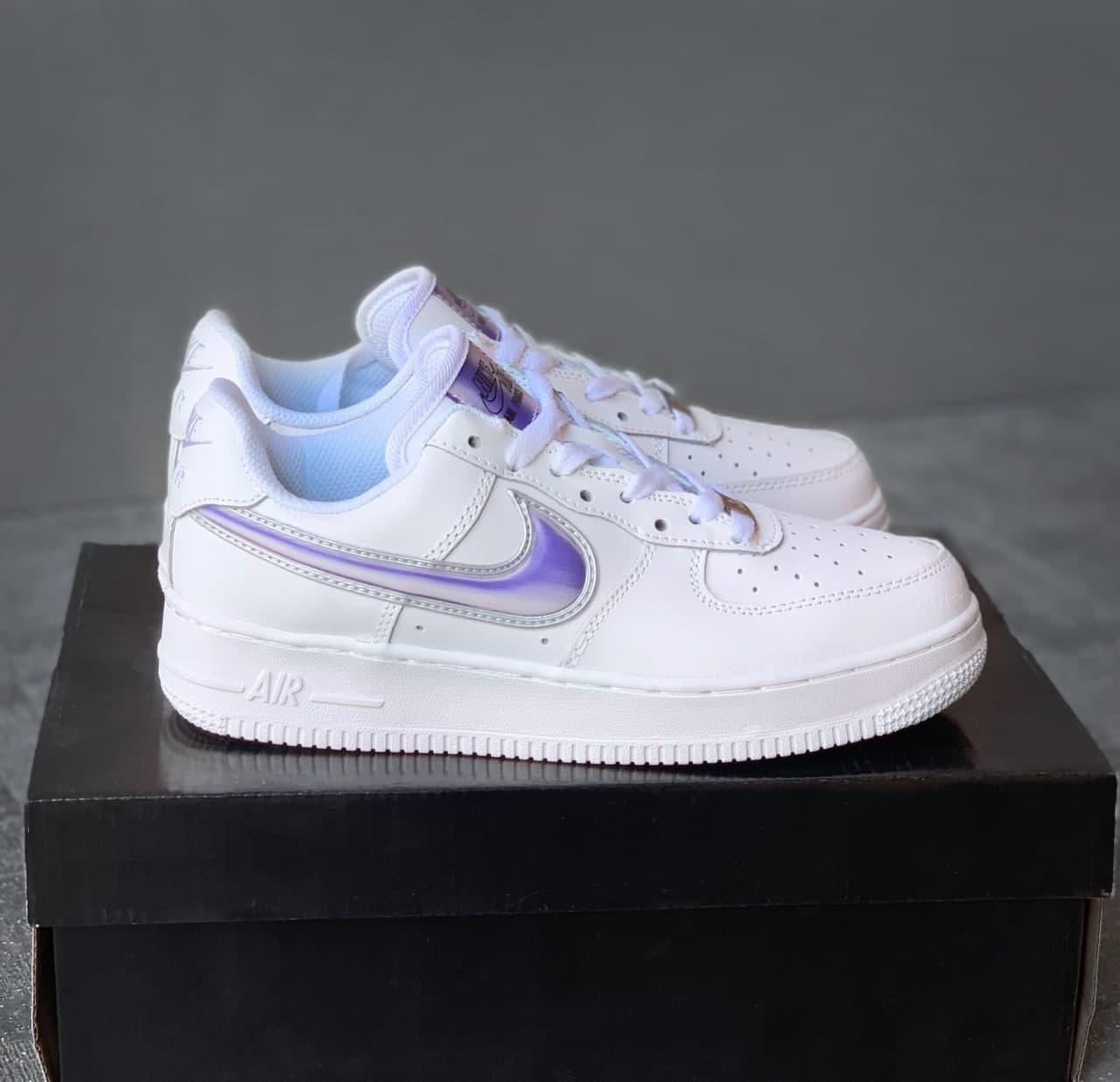 

Женские кроссовки Nike Air Force 1 Low Jewel White Purple / Найк Аир Форс 1 Лоу Белые Фиолетовые 39, Белый