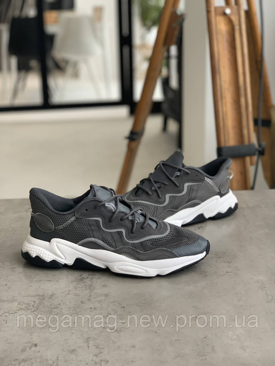 

Кроссовки Adidas Ozweego Grey Адидас Озвиго Серые (41,42,43,44,45) 42, Серый