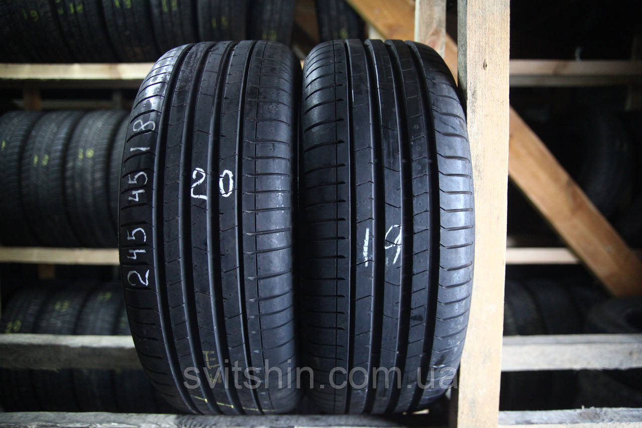 

Шини літо 245/45R18 PIRELLI Pzero PZ4 19,20рік