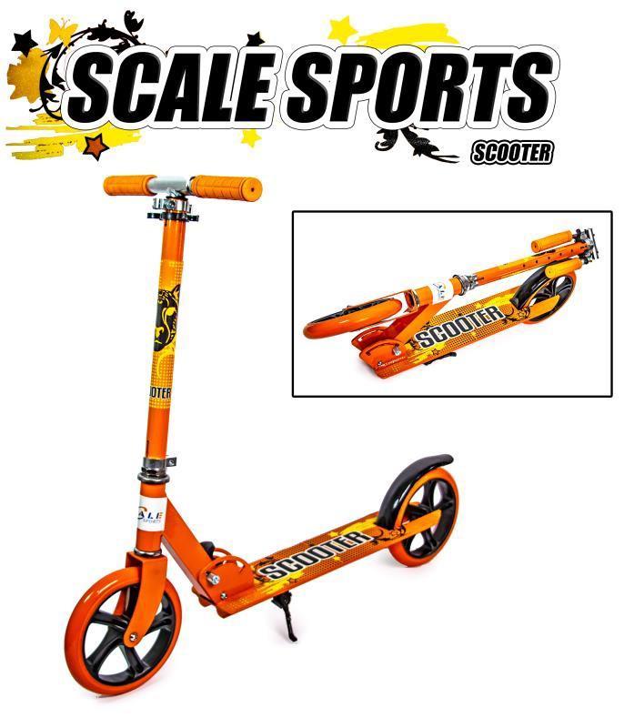 

ДВУХКОЛЕСНЫЙ САМОКАТ SCALE SPORTS АЛЮМИНИЙ 460 ОРАНЖЕВЫЙ