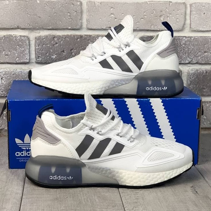 

Adidas ZX 2K White | кроссовки мужские; белые; весенние/летние 42, Белый