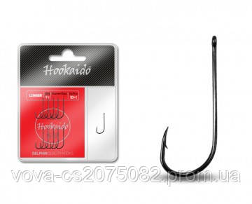 

Крючки фидерные, крючки для фидера, крючки Hooks Delphin LONGER ring / 10+1шт. BN/8