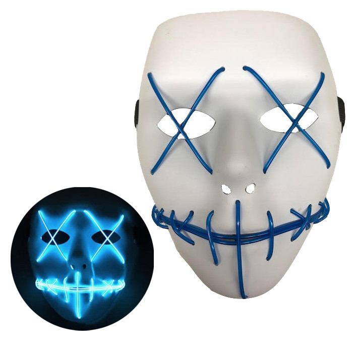 

Неоновая Маска для вечеринок с подсветкой Led Mask 1 Blue SKL25-149767