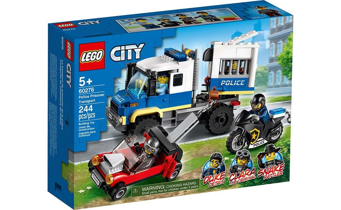 

Конструктор LEGO Поліцейська машина для перевезення в'язнів 244 деталей (60276