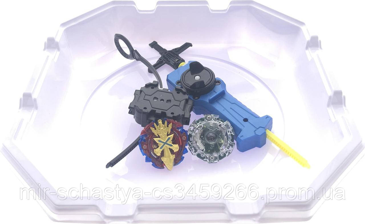 

Бейблейд набор с ареной Волчек XENO XCALIBUR.M.I B-48 Beyblade Экскалибур B-48 + Kaiser Kerbeus. L. P Defense