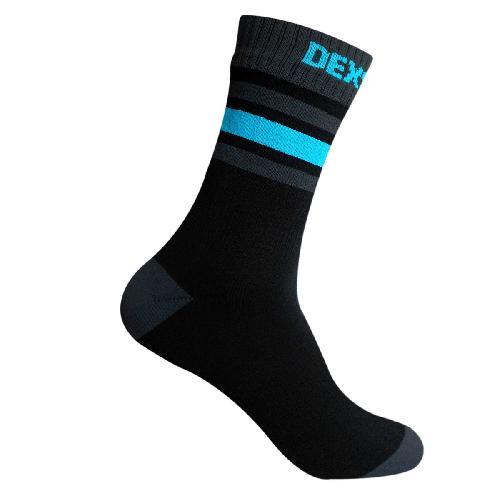 

Dexshell Ultra Dri Sports Socks XL Шкарпетки водонепроникні з блакитною смугою, Чорний