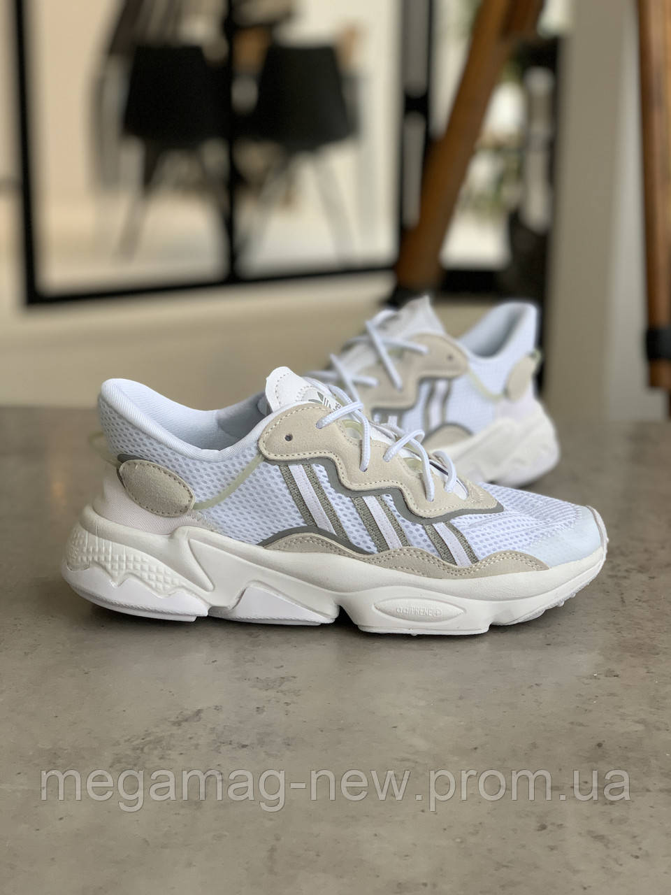 

Кроссовки Adidas Ozweego White Адидас Озвиго Белые (36,37,38,39,40) 40, Бежевый