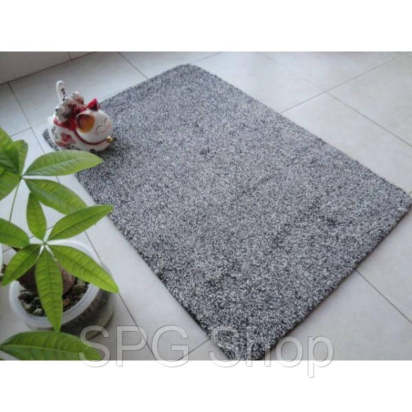 

Придверный впитывающий коврик Super Clean Mat Прорезиненный наружный супервпитывающий коврик у двери SPG, Серый