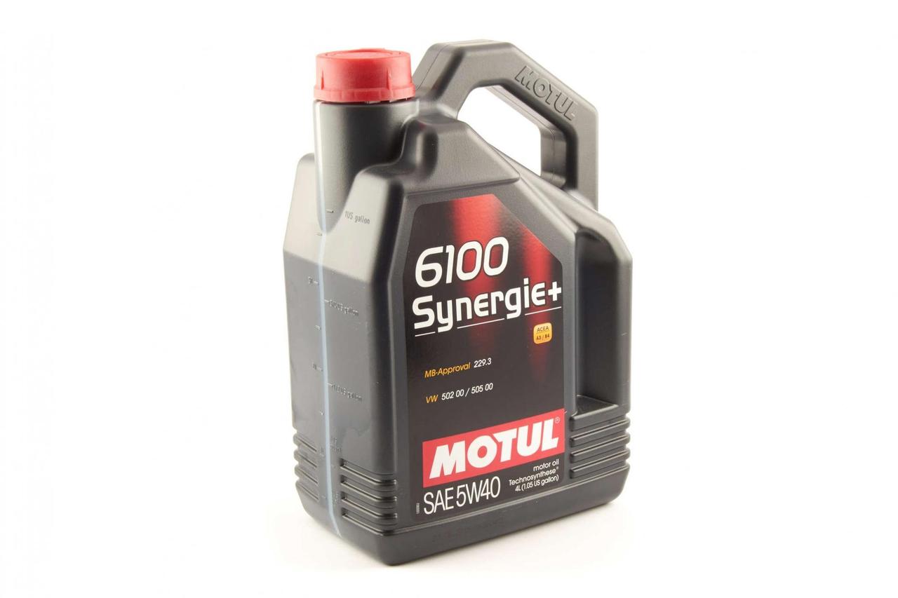 

Масло автомобильное, 4л (синтетика, 5W-40, 6100 Synergie+) MOTUL (#107978)