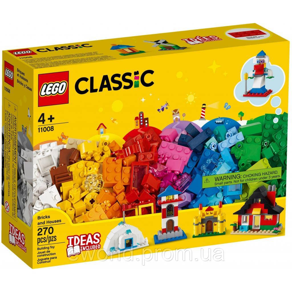 

Конструктор LEGO Classic Кубики и домики 270 деталей (11008)