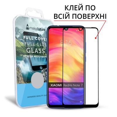 

Стекло защитное MakeFuture для Xiaomi Redmi Note 7 Black Full Cover Full Glue (MGFCFG-XRN7