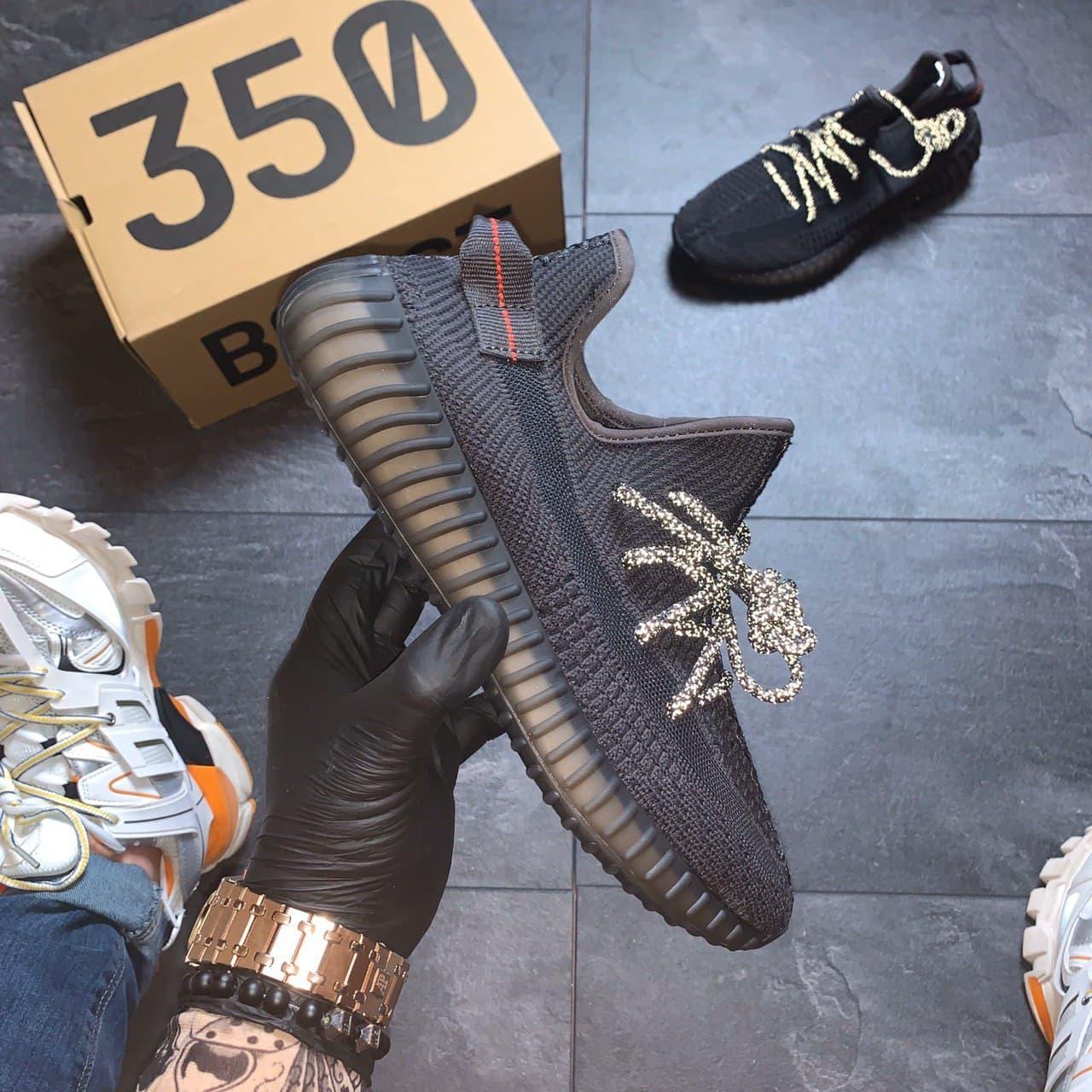 

Кроссовки женские Yeezy Boost 350 V2, черного цвета, Адидас Изи Буст 350, серого цвета, кроссовки весна/лето, Черный