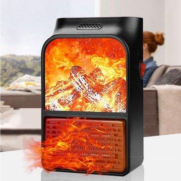 

Портативный обогреватель с пультом Flame Heater (500 Вт) Экономный