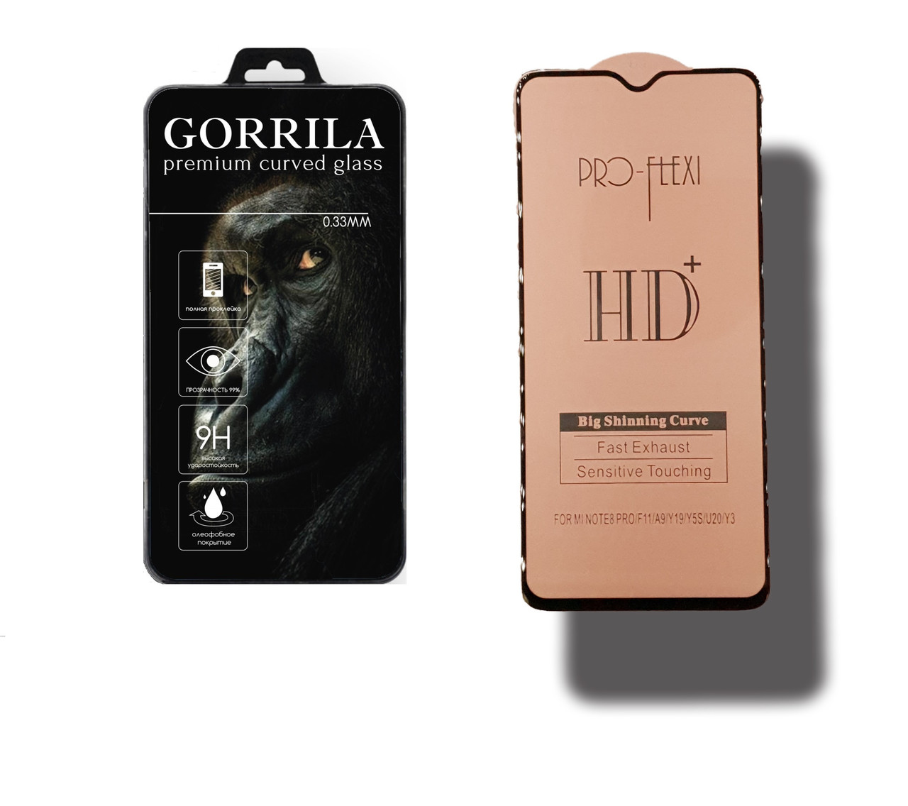 

Защитное стекло GORILLA для Vivo U20 Black (GT_36130232), Черный