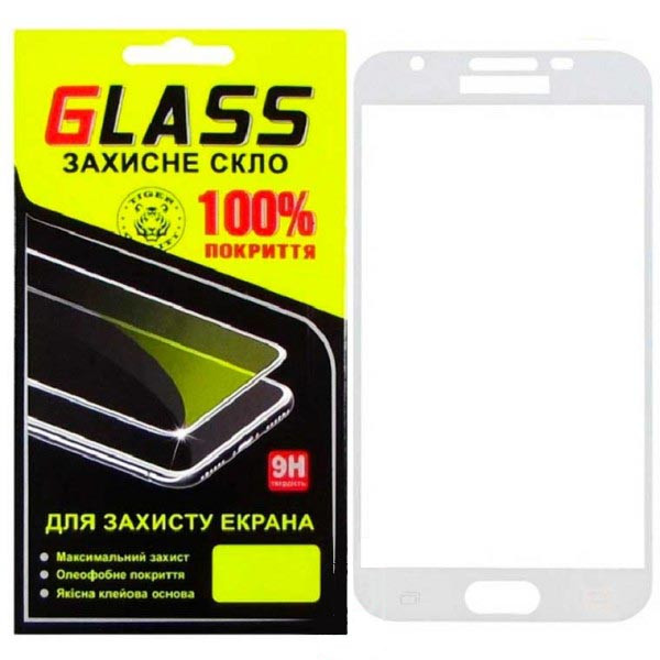 

Защитное стекло 2.5D Samsung J3 (2018) J337 Белый Glass