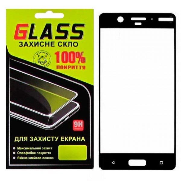 

Защитное стекло 2.5D Nokia 8 Черный Glass