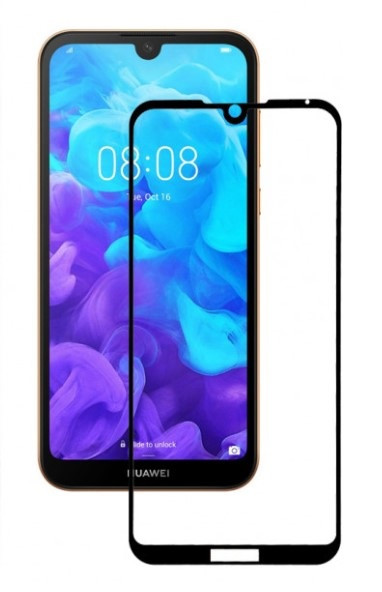 

Защитное стекло 2.5D Huawei Y5 (2019) Glue (0.3mm, 2.5D с олеофобным покрытием) Черный