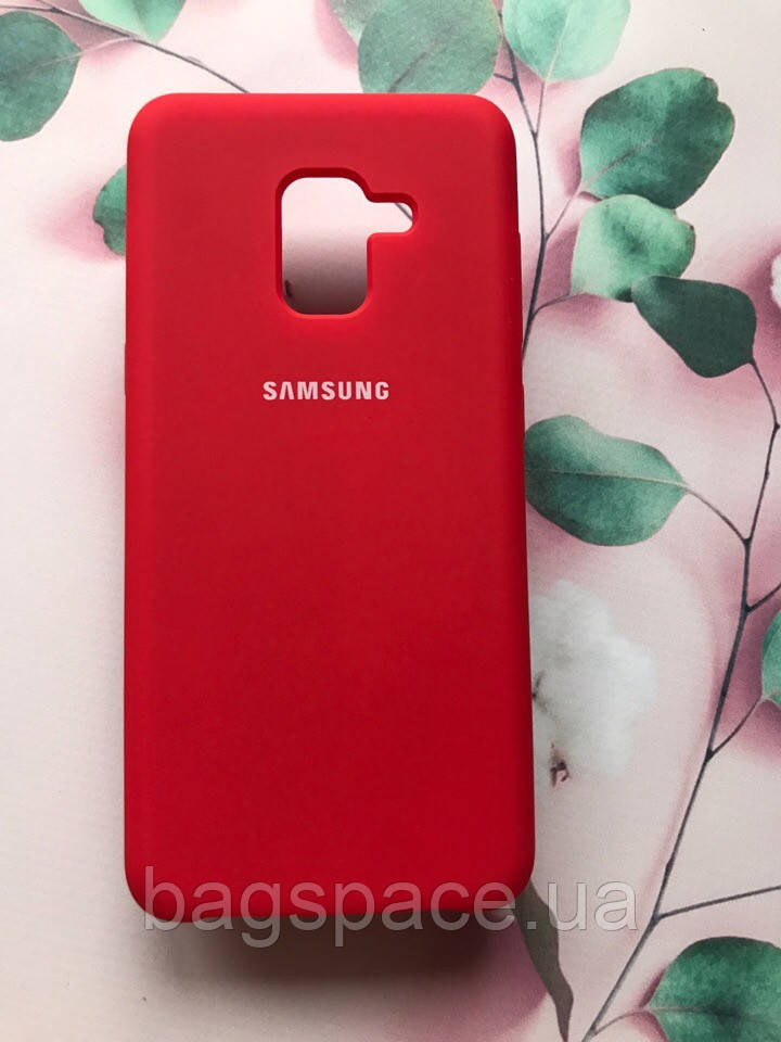 

Силиконовый чехол Silicone Case для Samsung Galaxy А52018 A82018 Красный 11163, КОД: 1842872, Red