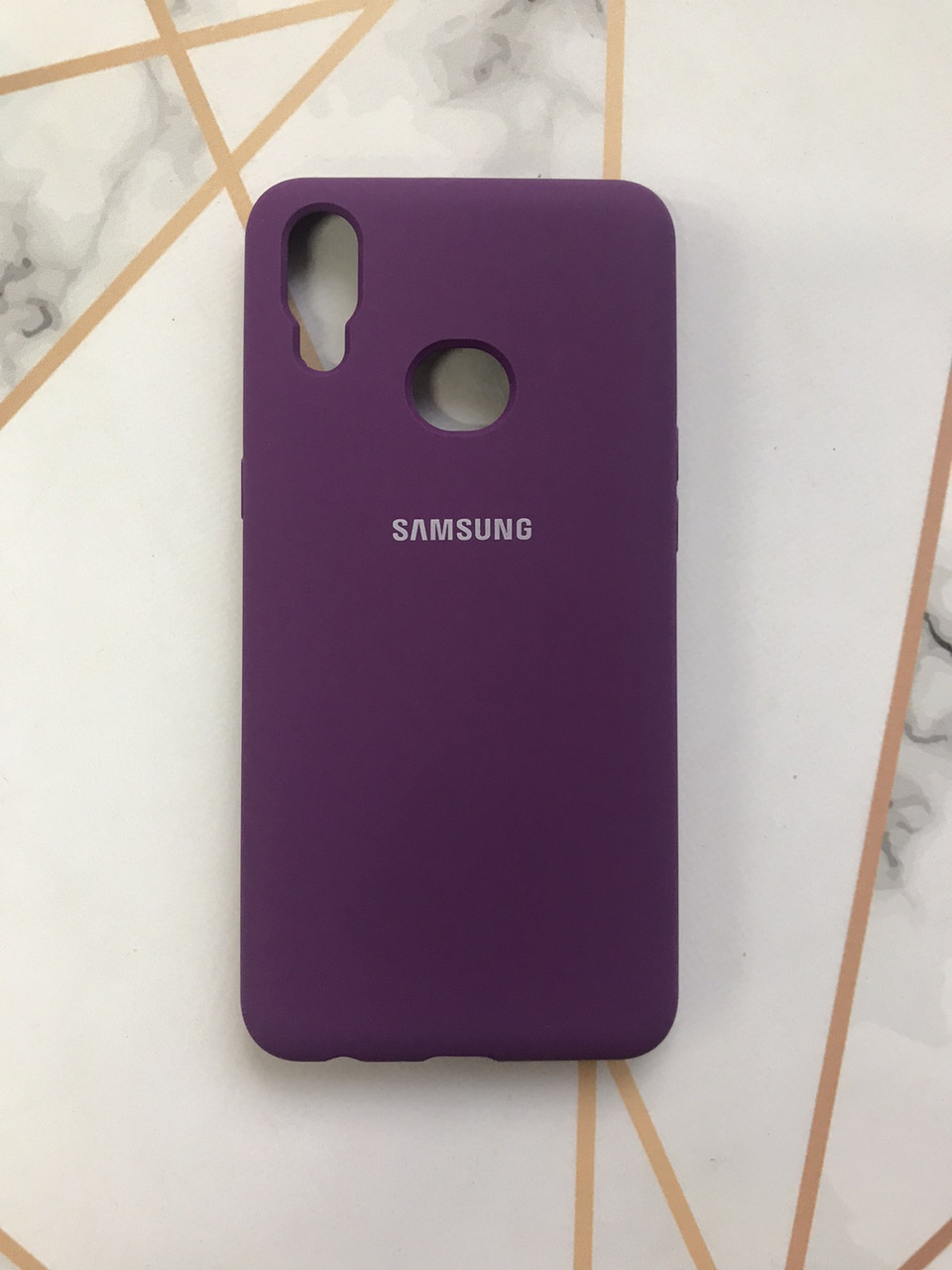 

Силиконовый чехол Silicone Case для Samsung Galaxy А10s A107 Фиолетовый 12800, КОД: 1843001, Violet