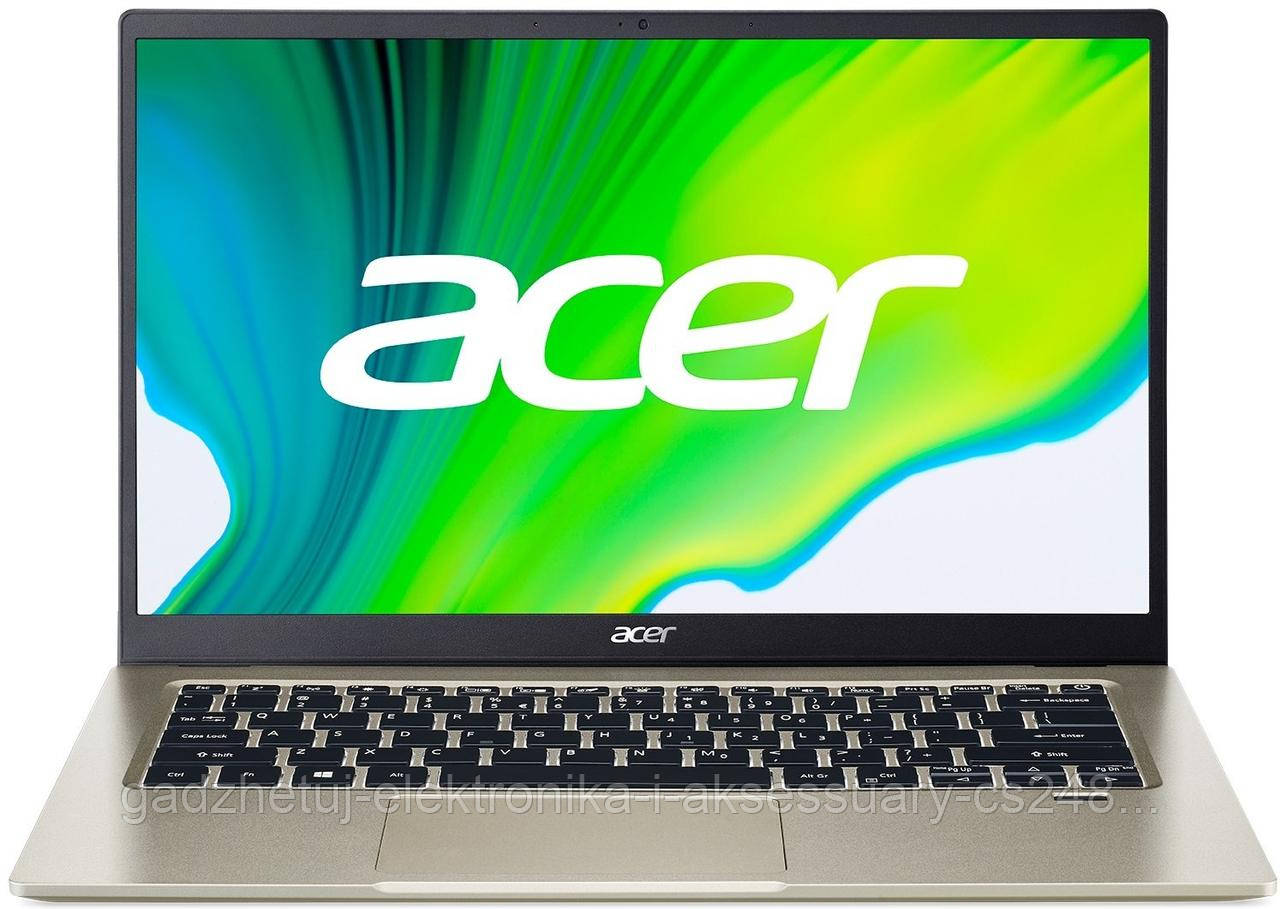 

Ноутбук Acer Swift 1 SF114-34 14FHD IPS/Intel Pen N6000/8/512F/int/Lin/Gold, Золотистый