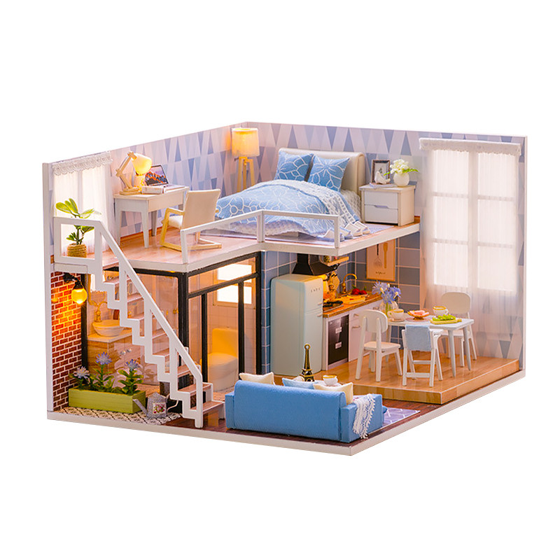 

3D Румбокс кукольный дом конструктор DIY Cute Room L-023 Таунхаус (5793-19433)