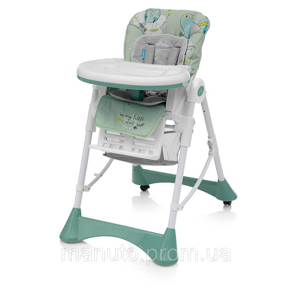 

Стільчик для годування Baby Design PEPE NEW 04 GREEN