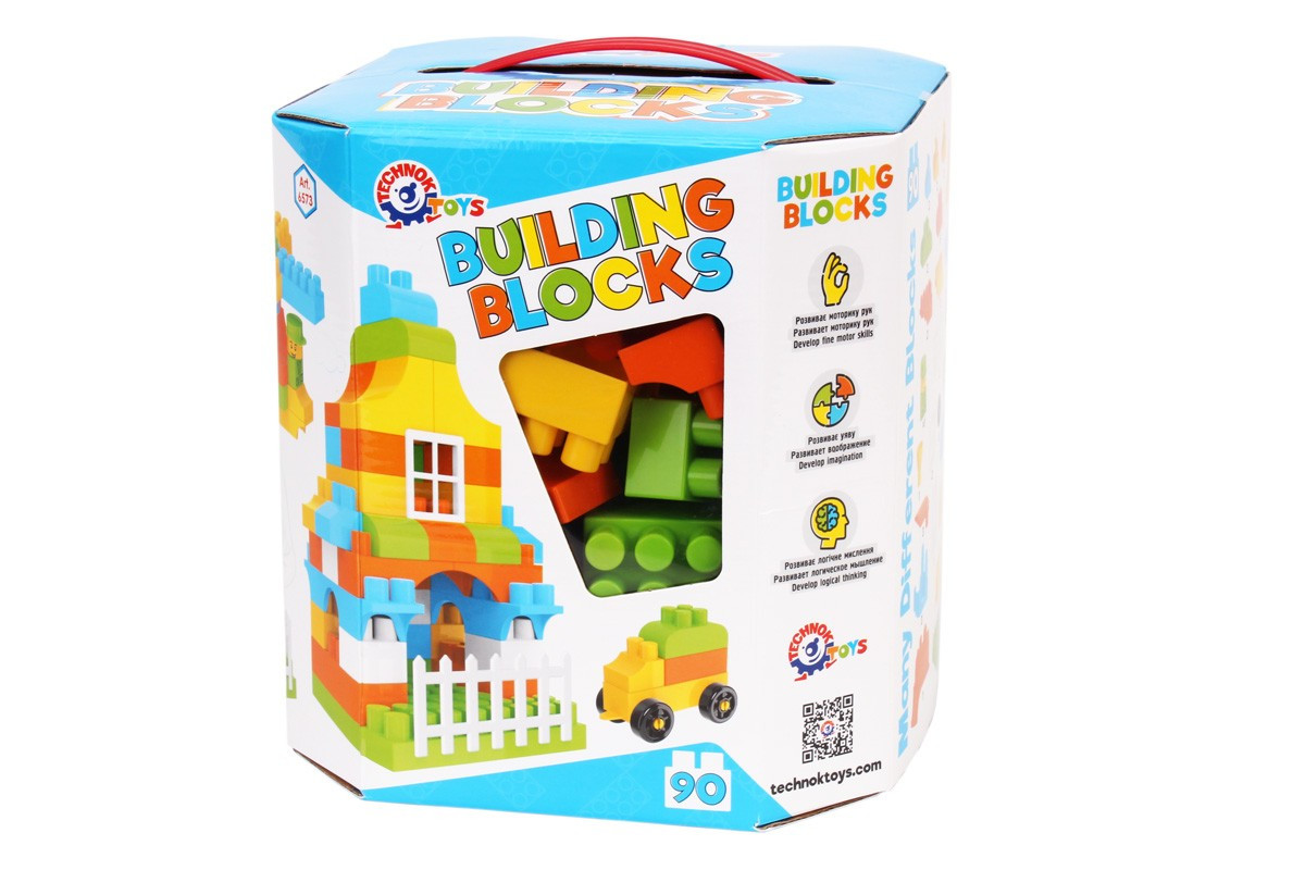 

Конструктор "BUILDING BLOCKS" 90 дет. в коробке ТЕХНОК