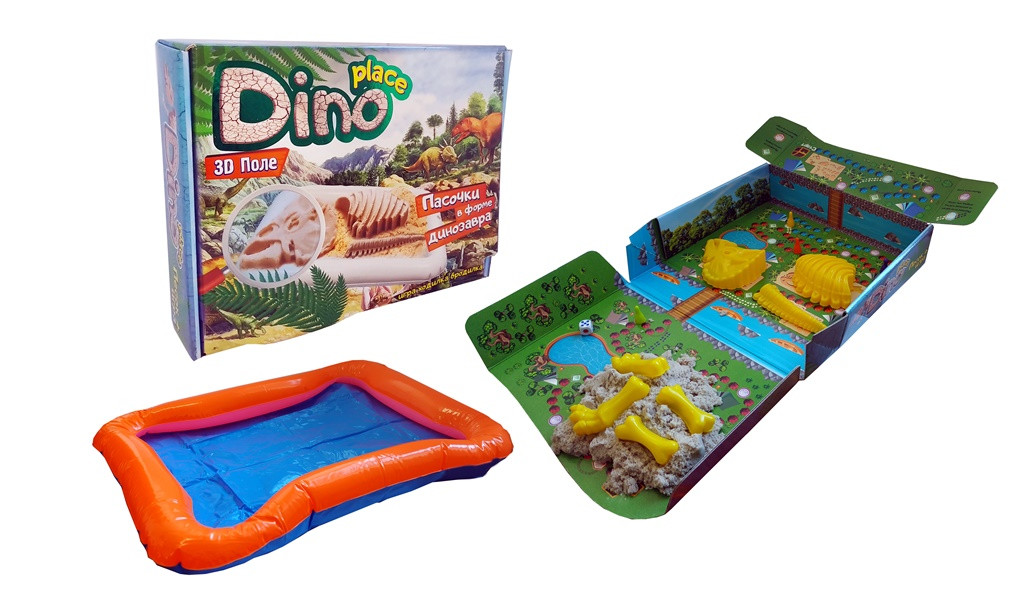 

Кинетический песок "Dino place" в коробке STRATEG