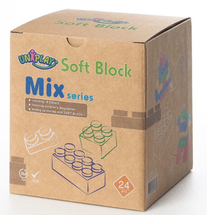 

Mix Soft Block -Primary (24pcs