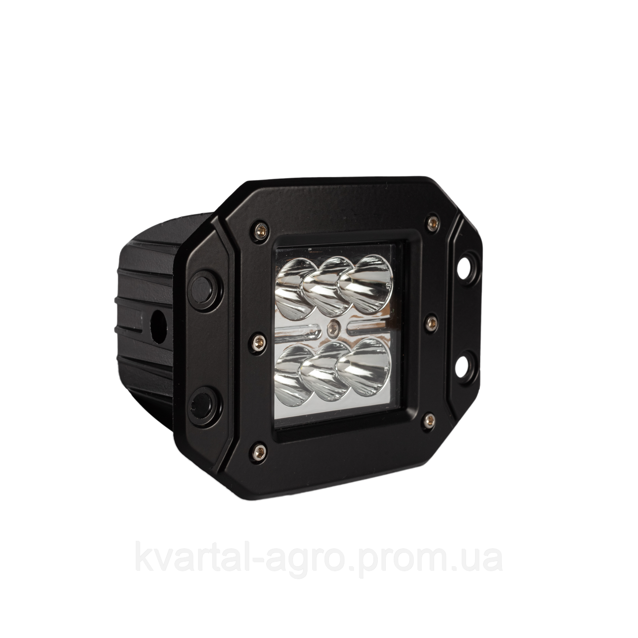 

Фара LED квадратная 18W (6 ламп) (внутренняя), Черный