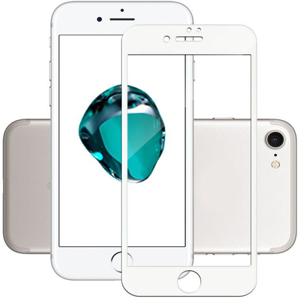 

Защитное стекло Baseus для APPLE iPhone 7 (0.3 мм, 2.5D, с силиконовой окантовкой и белым Silk Screen
