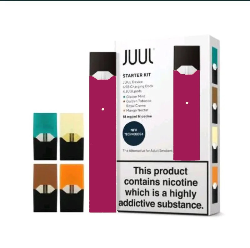 

Система JUUL стартовый набор + 4 Пода в комлекте Розовый джул Pod система Pink комплект