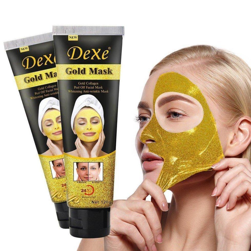 

Маска для лица Dexe gold/black