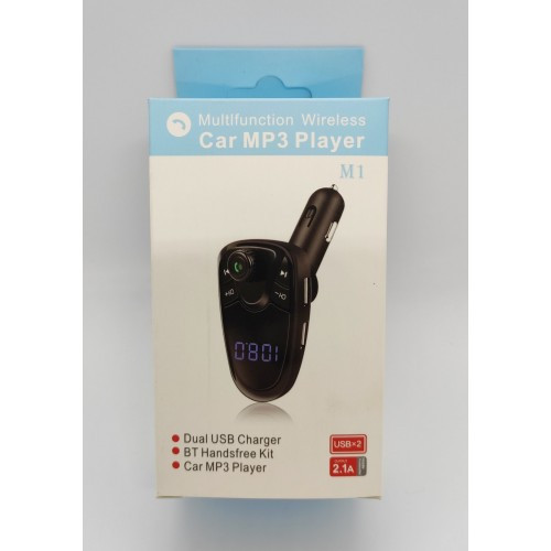 

Bluetooth FM модулятор автомобильный M1 | ФМ модулятор трансмиттер