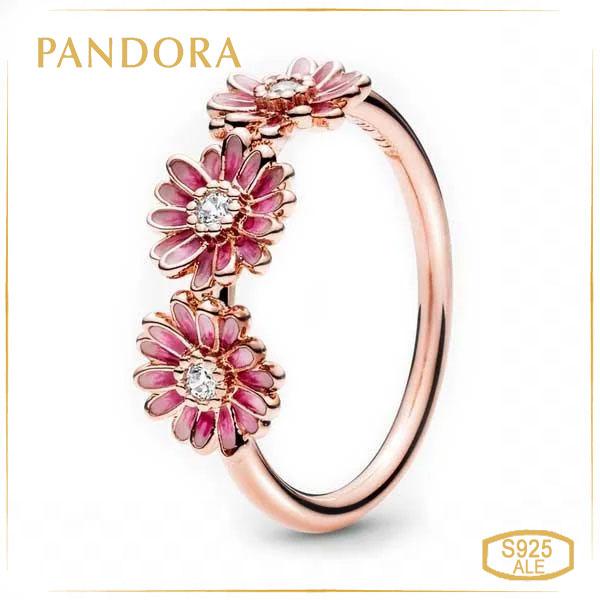 

Пандора Кольцо Трио розовых маргариток Rose (50) Pandora 188792C01