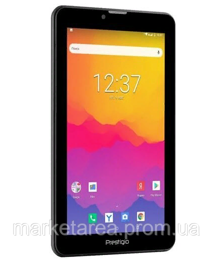 

Планшет престижио черный на 2 сим карту Prestigio Wize 4137 1/8 гб 3g Black 7” Quad Core IPS