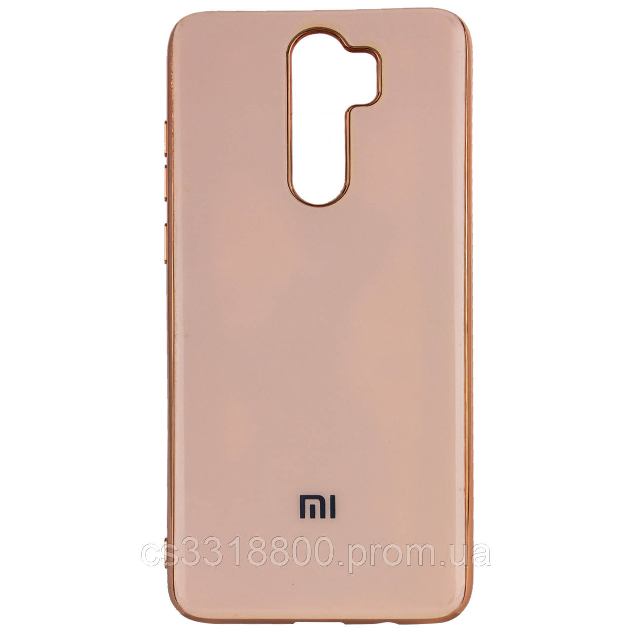 

TPU чехол GLOSSY LOGO для Xiaomi Redmi Note 8 Pro, Розовый / rose gold