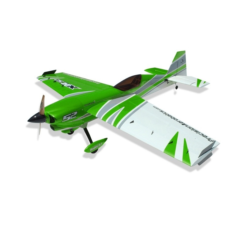 Самолёт Precision Aerobatics XR-52 Kit на радиоуправлении 1321мм зеленый SKL17-139857