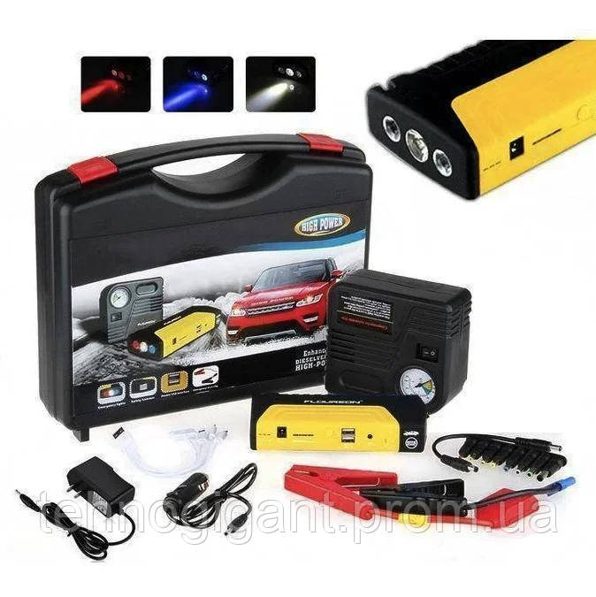 

Пускозарядное устройство Jump Starter 50800 mAh TM15 + Фонарик + Компрессор