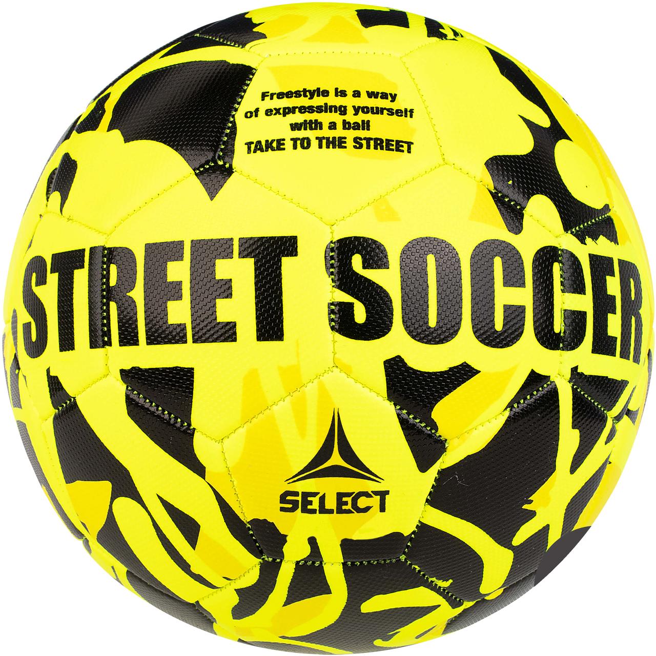 

Мяч футбольный SELECT Street Soccer (102) желтый, размер 4,5