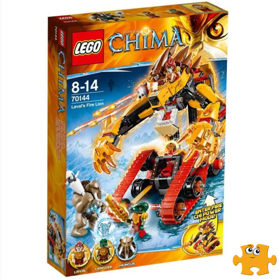 

Конструктор LEGO Вогняний лев Лавала 450 деталей (70144