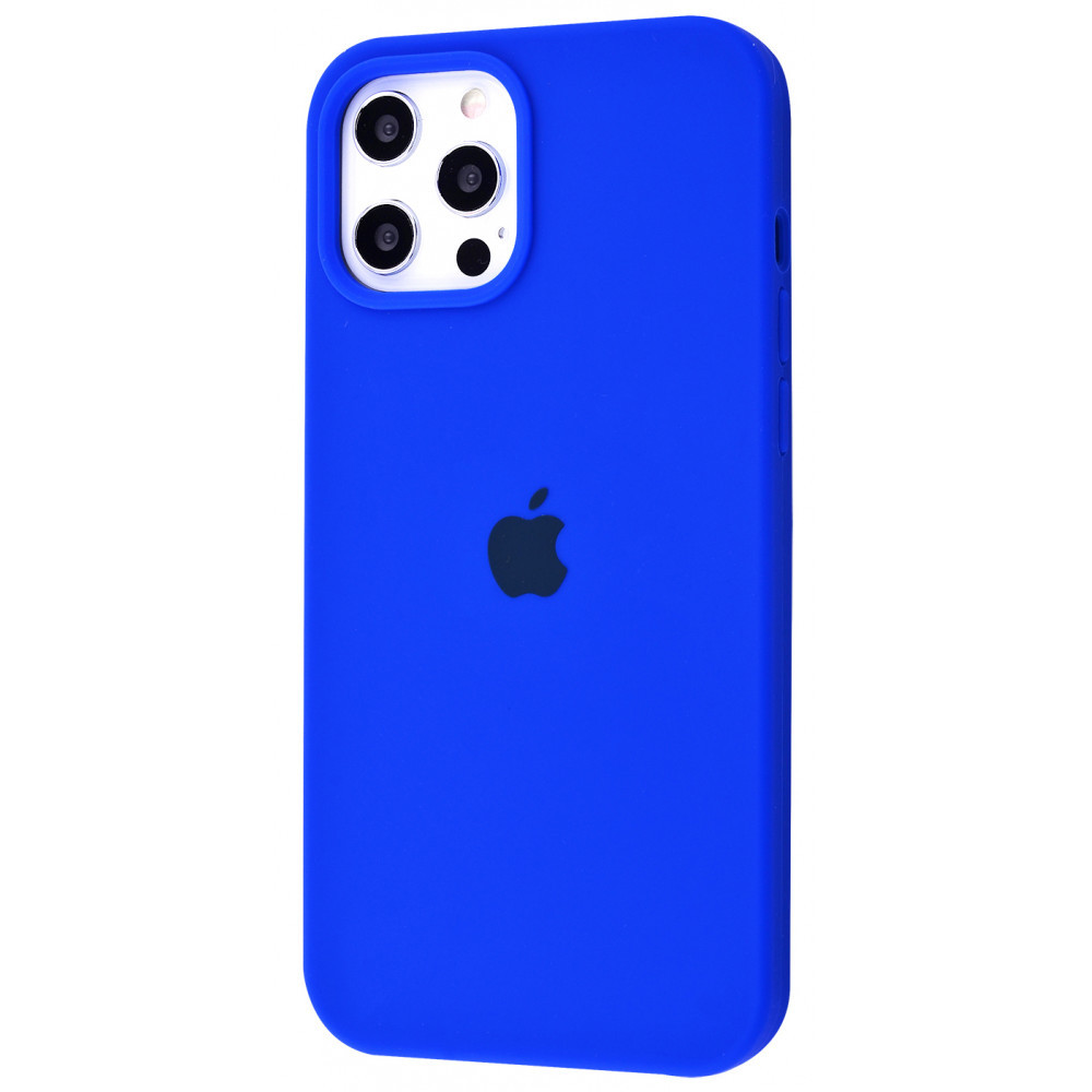 

Чехол накладка iPhone 12/12 Pro Silicone Case Full Cover iPhone 12/12 Pro ultramarine