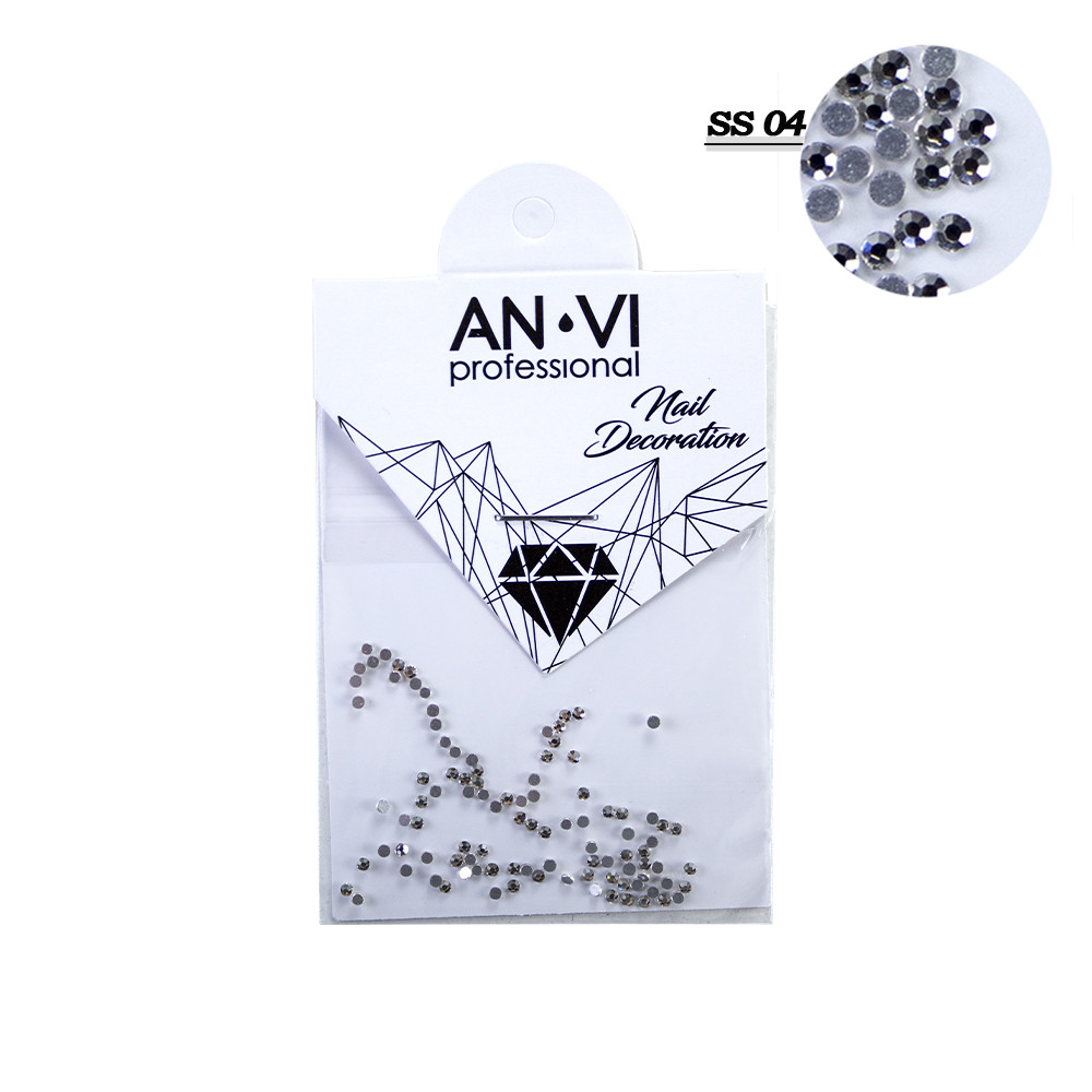 Стрази для дизайну нігтів Swarovski ANVI Professional Crystal Pixie №SS04 100 шт