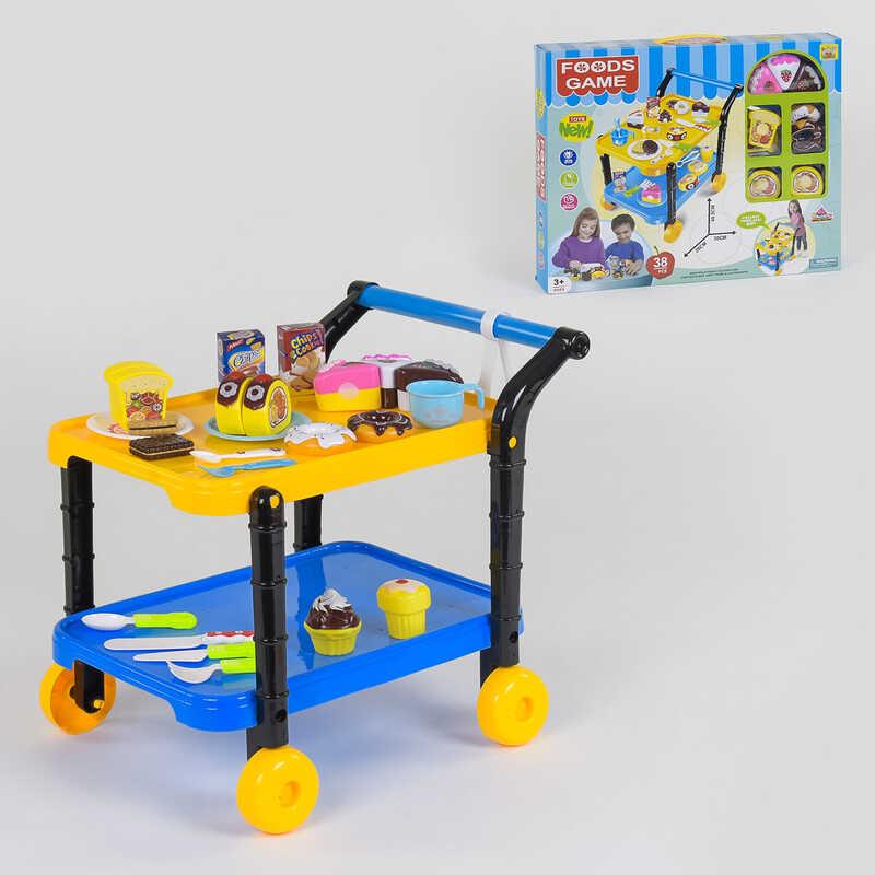

Игровой набор ""Сладости"" 36778-90 (24) с сервировочным столиком, продукты на липучках, в коробке