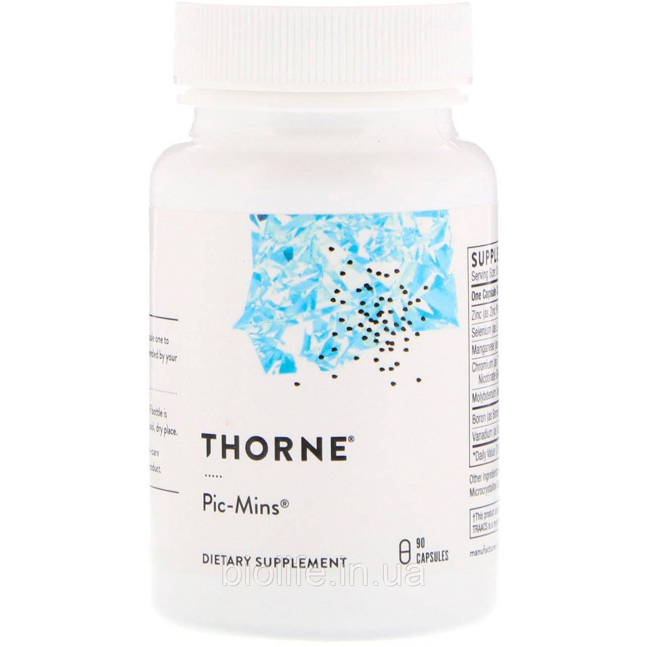 

Thorne Research, Pic-Mins, 90 капсул