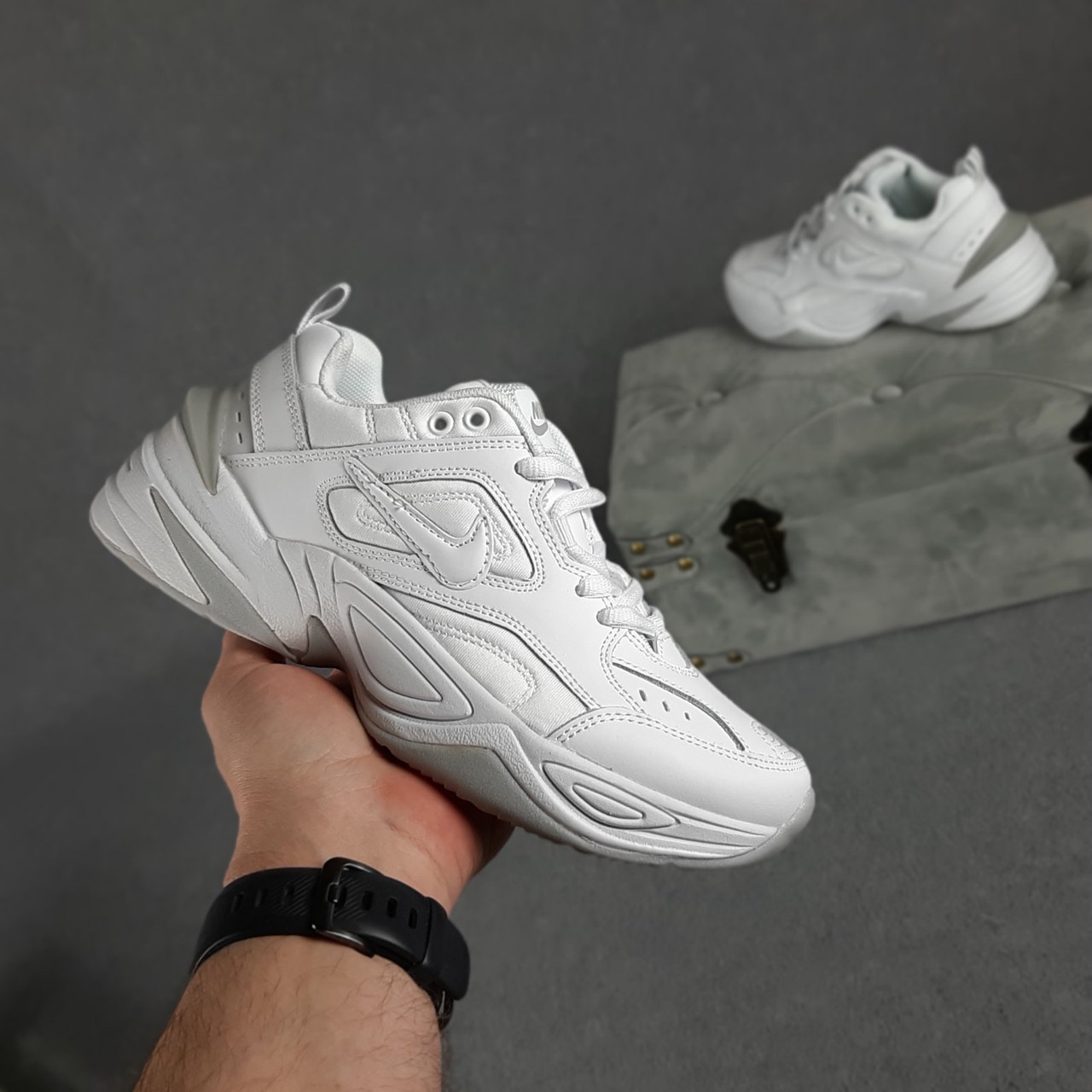 

Женские кроссовки в стиле Nike Найк M2K Tekno, белые 39 (24 см), Белый