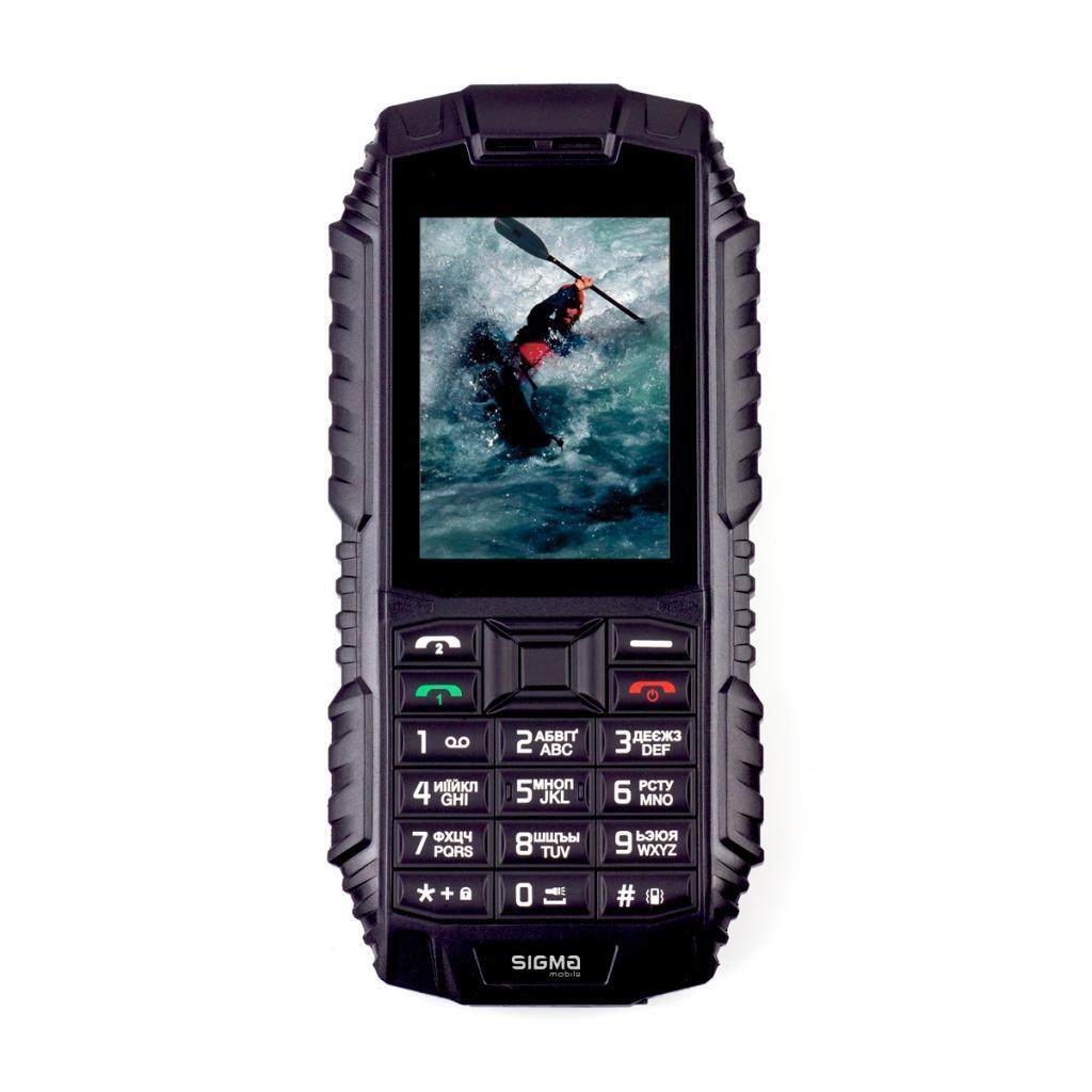 

Защищенный кнопочный телефон Sigma X-treme DT68 Black (4827798337714, Черный