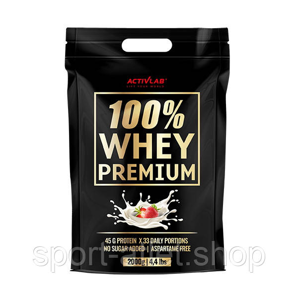 

Протеин Activlab 100% Whey Premium, 2 кг Клубника